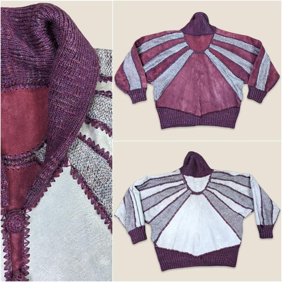 Vintage Reversible Suede Leather Jacket XL - Picture 3 of 4